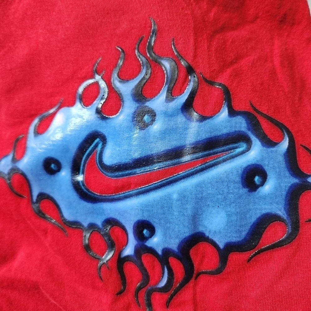 Vintage 00s Nike Grey Tag Center Swoosh Tank sz L (14-16)